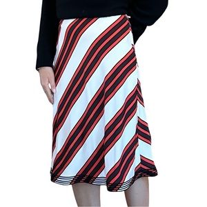 Tory Burch diagonal stripe skirt